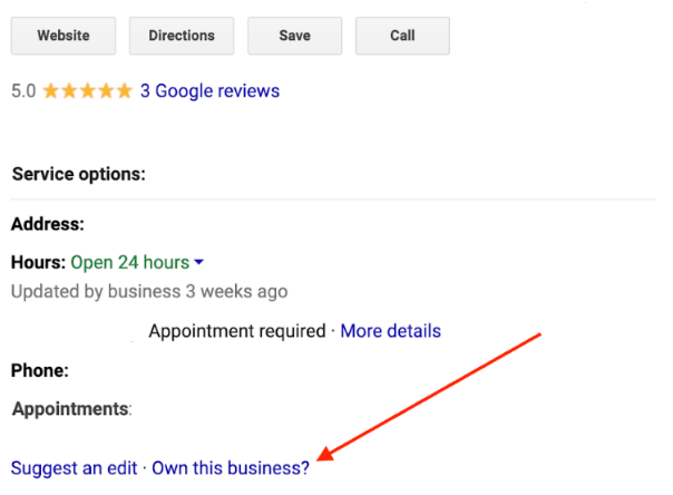 Claim Your Business