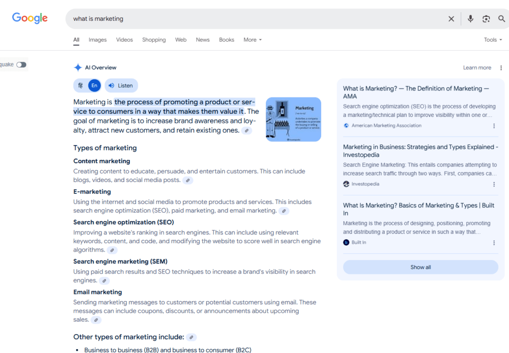 Brand Visibility with AI Overviews